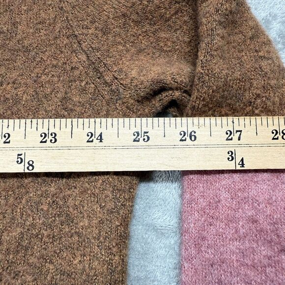 Madewell Kent Cardigan Women's Large Multicolor Striped Wool Blend - Picture 3 of 8